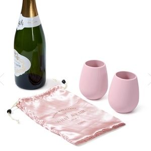 ODEME Blush Silicone Wine Glasses